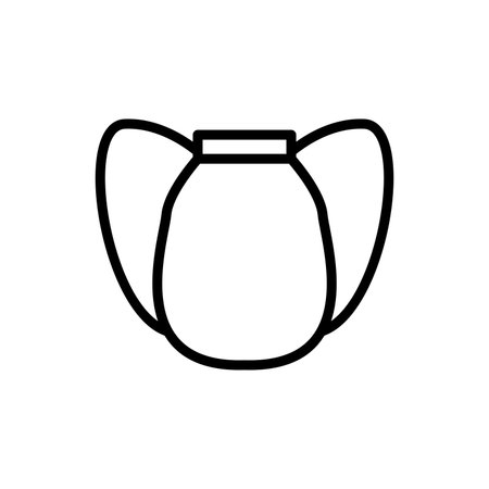 Backpack concept line icon. Simple element illustration. Backpack concept outline symbol design from Bag set. Can be used for web and mobile on white backgroundのイラスト素材