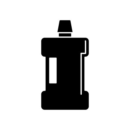 Detergents, bottle icon. Simple vector liquid container icons for ui and ux, website or mobile application on white backgroundのイラスト素材