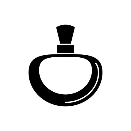 Perfume, glass icon. Simple vector liquid container icons for ui and ux, website or mobile application on white backgroundのイラスト素材