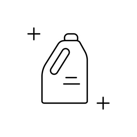 Detergent icon. Simple line, outline vector elements of housework for ui and ux, website or mobile application on white backgroundのイラスト素材