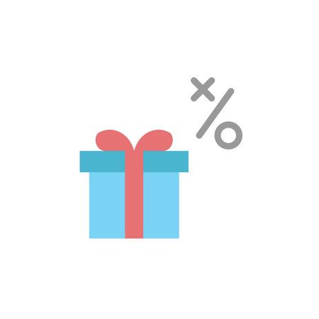 Gift, plan colored icon. Simple colored element illustration. Gift, plan concept symbol design from Business strategy set. Can be used for web and mobile on white backgroundのイラスト素材