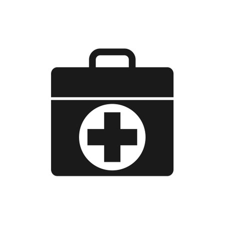 First aid kit iconのイラスト素材