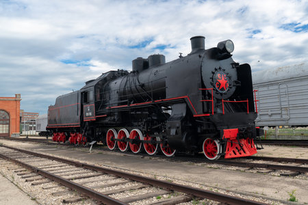 Russia, Tolyatti - July 31, 2023. The KG Sakharov Park Complex for the History of Technology....