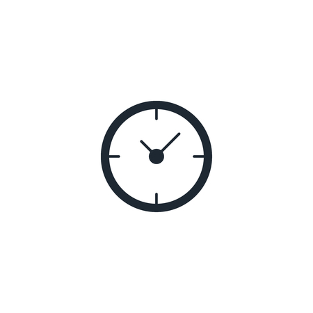 Time silhouette iconのイラスト素材