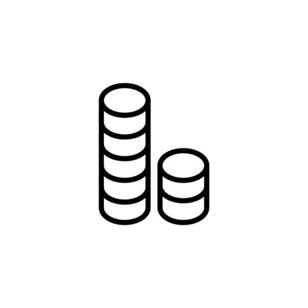 Poker flat icon. Single high quality outline symbol of gambling for web design or mobile app. Thin line signs of casino for design logo, visit card, etc. Outline logo of lottery.のイラスト素材