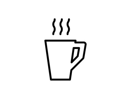 Cup premium line icon.のイラスト素材