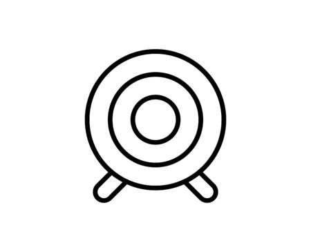 Target line icon.のイラスト素材