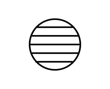 Globe line icon. Vector symbol in trendy flat style on white background. Web sing for design.のイラスト素材