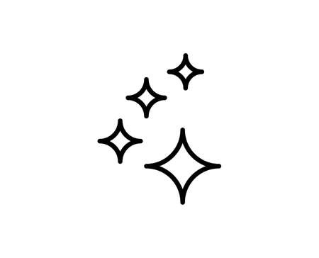 Spark flat icon. Single high quality outline symbol for web design or mobile app. Spark thin line signs for design. Outline pictogramのイラスト素材