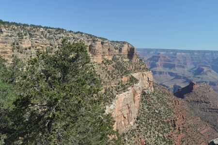 Grand Canyon Of The Colorado River. Hermist Rest Route. Geological formations. June 22, 2017. Grand Canyon, Arizona, USA. EEUU.の写真素材