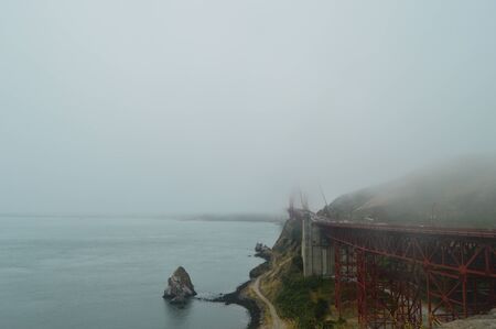 Wonderful Views Of The San Francisco Bridge In A Day With Low Clouds. Travel Holidays Architecture...