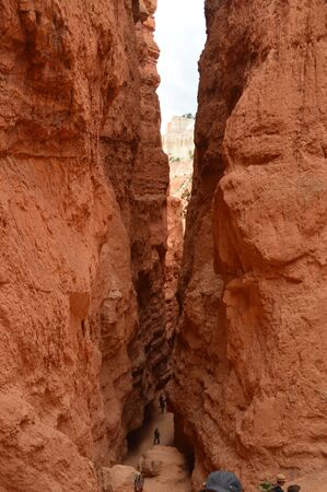 Majestic Gorge In Bryce Canyon Formations Of Hoodos. Geology. Travel.Nature. June 25, 2017. Bryce Canyon. Utah. Arizona. USA EEUU.の写真素材