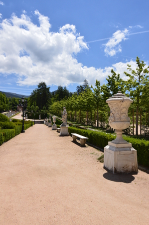 The Rides Of The Gardens Of The Farm. Art History Biology. June 19, 2018. La Granja Segovia Spain.のeditorial素材