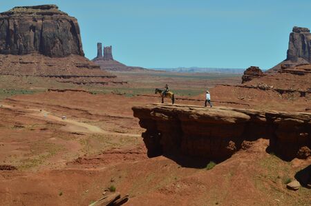 Monument Valley. The Paradise of Geology. June 23, 2017. Utah. EEUU. USA.のeditorial素材