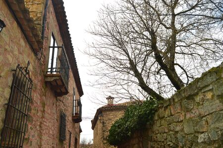Beautiful Stone Houses On Our Walk  In The Village Of Medinaceli. Architecture, History, Travel....