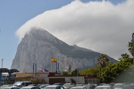 Foam Effect On The Penis In Gibraltar. Nature, Architecture, History, Street Photography. July 10, 2014. Gibraltar, Great Britain.のeditorial素材