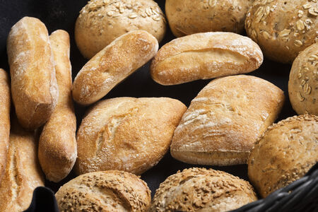 Closeup of bread rolls