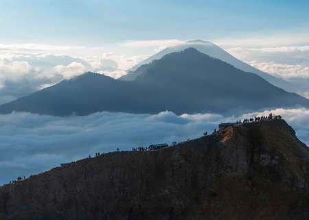 Views from Batur volcano in Indonesiaのeditorial素材