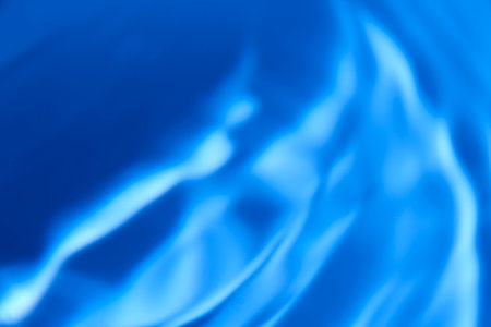 An abstract background of undefined shapes with various shades and waves, Wallpaper. Concentric circles, madness, undefined shapes, waves, blue, green, magenta, cyan, blue, green magenta cyanの写真素材