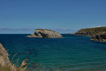 Broken coast at Liencres Cantabria. Rock formations