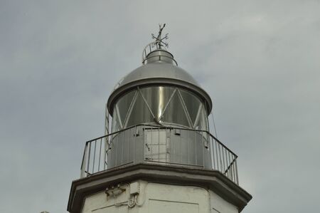 Llanes lighthouseの写真素材