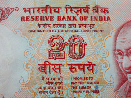 Macro Shot of Indian Rupee Bank Notes