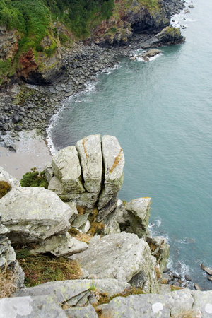 vally leading to the open sea ( South England )