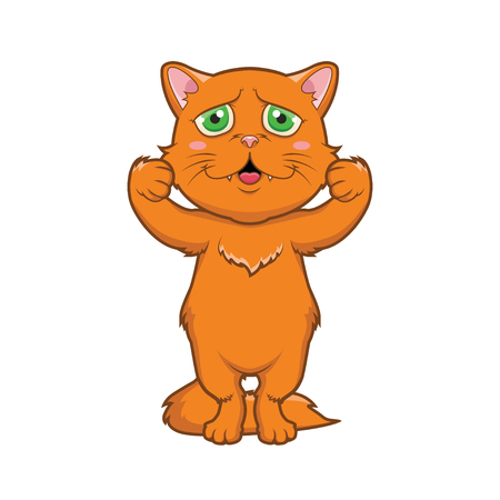 Cute Cat Wants Hugのイラスト素材