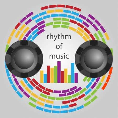 Background Rhythm of musicのイラスト素材