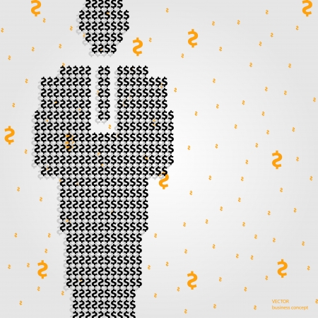 Dollar sign backgroundのイラスト素材