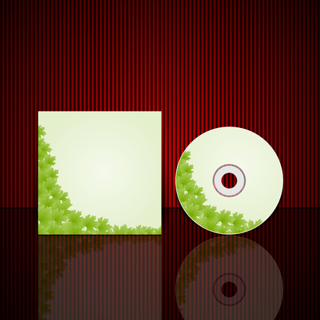 Vector Cd cover design templateのイラスト素材