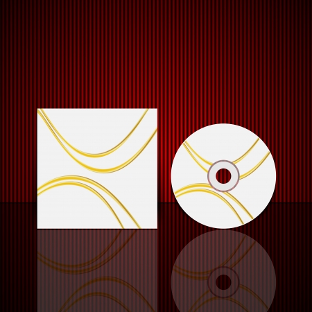 Vector Cd cover design templateのイラスト素材