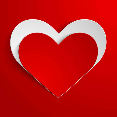 Valentines Day Background with hearts  Vector illustration のイラスト素材