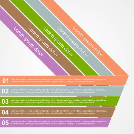 Abstract infographic. Design elements. Vector illustration.のイラスト素材