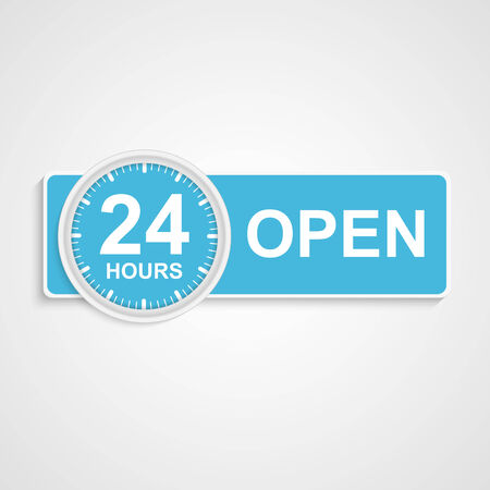 24 hours customer service icon.のイラスト素材