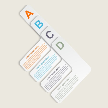 Modern infographic. Design elements. のイラスト素材