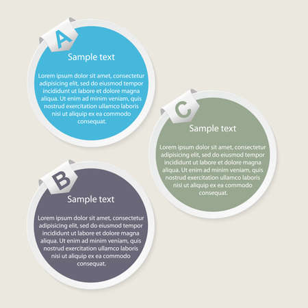 Modern infographic  Design elements illustration のイラスト素材