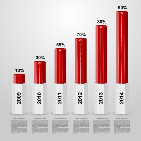 Vector infographic design elements.のイラスト素材