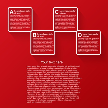 Infographic design template.のイラスト素材