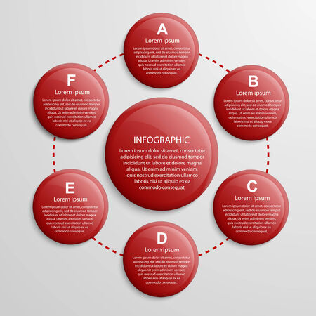 Infographic design template.のイラスト素材
