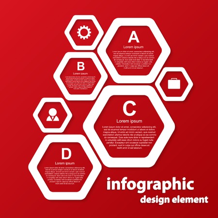 Infographic design template.のイラスト素材
