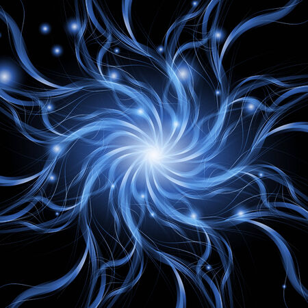 Abstract background light lines, futuristic wave. のイラスト素材