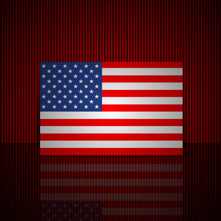 Background of American flag. のイラスト素材