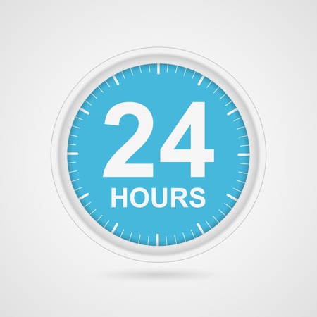 24 hours customer service icon.のイラスト素材