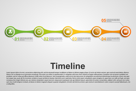 Infographics timeline concept.のイラスト素材