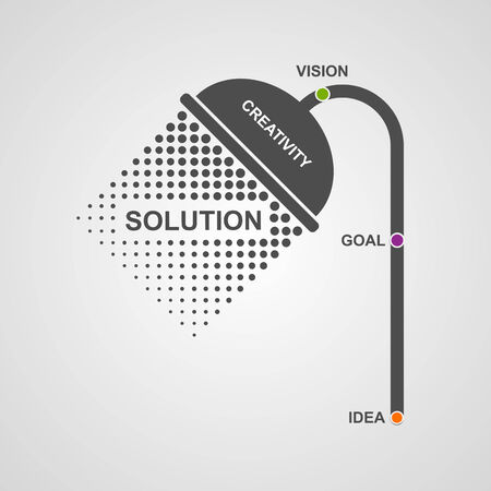 business teamwork Design line style concept.のイラスト素材