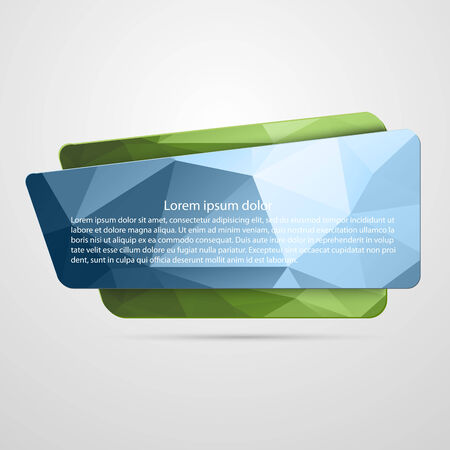 Abstract vector banner. Idea concept.のイラスト素材