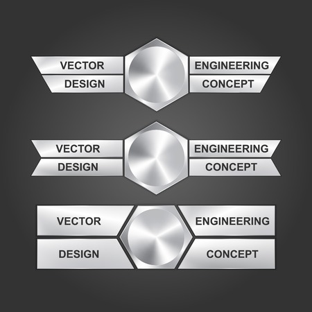 Vector design engineering concept.のイラスト素材