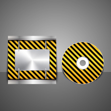 Technology CD cover design.のイラスト素材