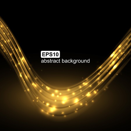 Abstract light wave futuristic background. Vector illustration.のイラスト素材